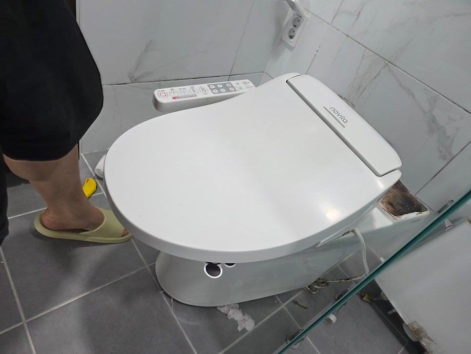 욕조 주변 및 타일 바닥 상태