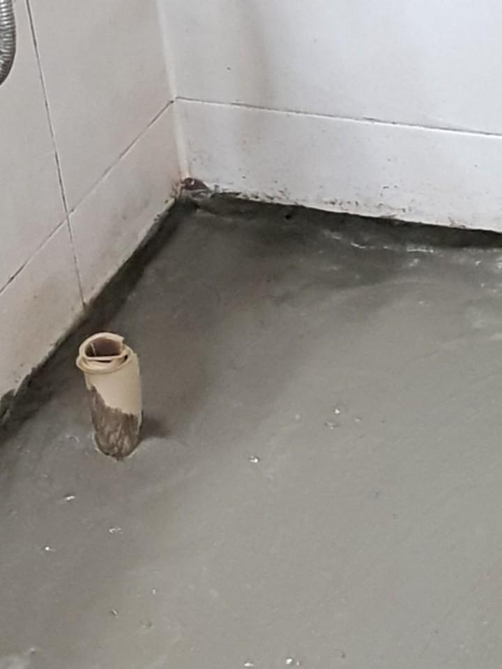 배관 재설치 및 방수 준비