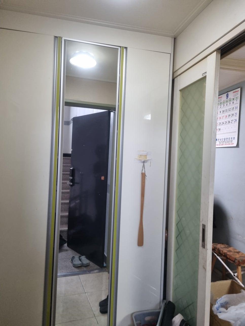 배관 이상 여부를 확인하는 검사 과정