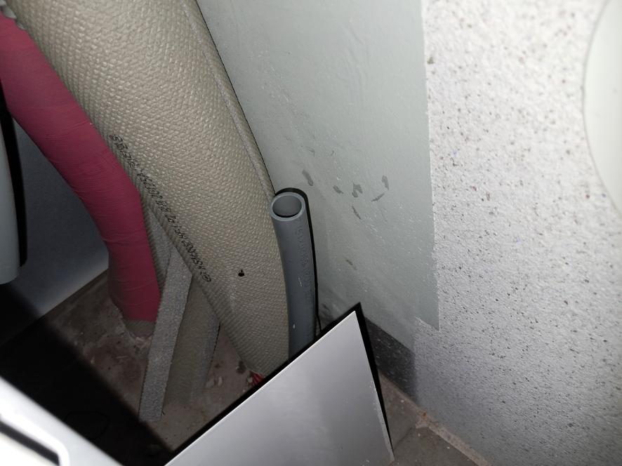 교체 부품 및 배관 주변 상태