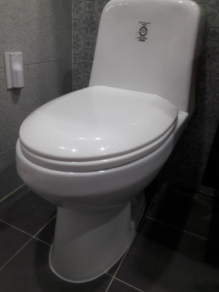 정상적으로 재설치된 화장실 현장