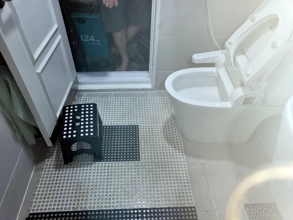 욕실 내부 공사 현장