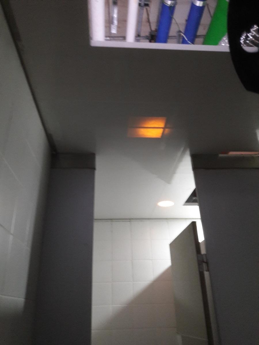 천장 교체를 위한 준비 과정
