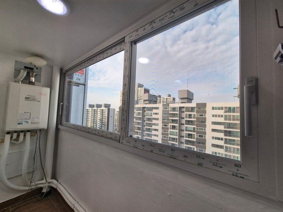 구조에 맞춰 맞춤 시공을 진행한 보일러실 공간