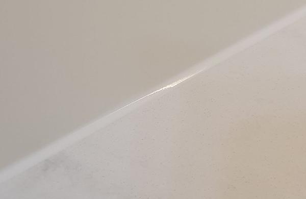 화이트 탄성코트 인테리어 시공 사진 — 진주화이트 펄