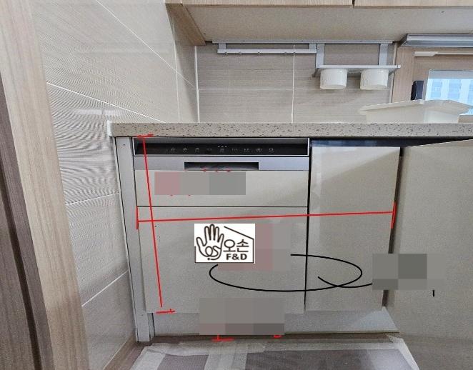 삼성 프리스텐딩 냉장고를 위한 맞춤형 리폼 | 전주 호반베르디움 더센트럴